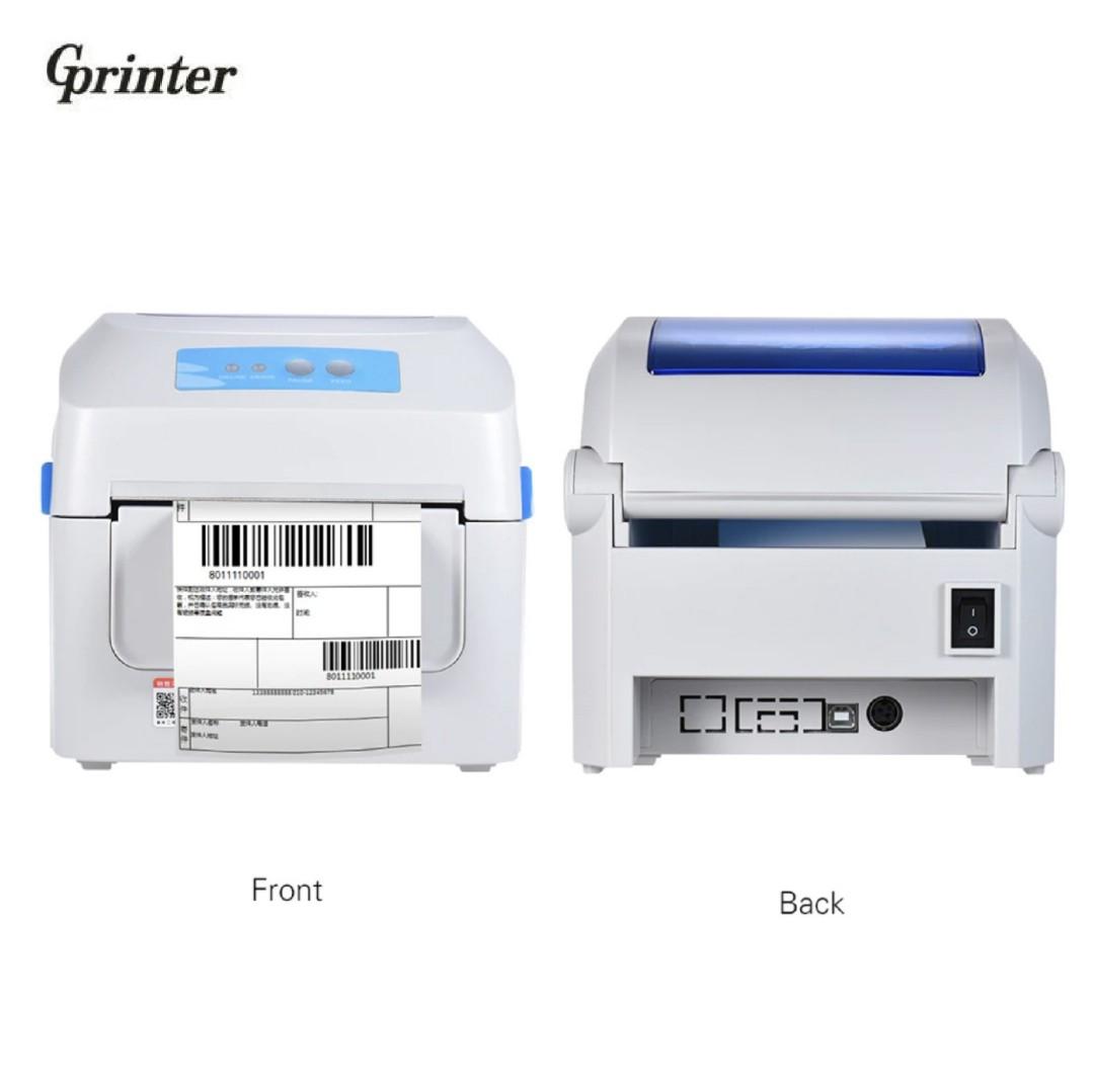 Gp1324d Thermal Printer Barcode Label Address Gprinter Shopee Consignment Note Sticker Printing Electronics Computer Parts Accessories On Carousell