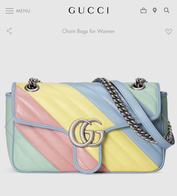 Gucci pastel purse sales
