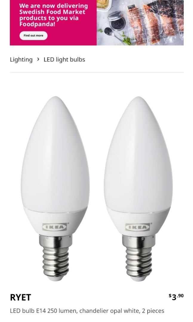 Ikea b22 bulb discount