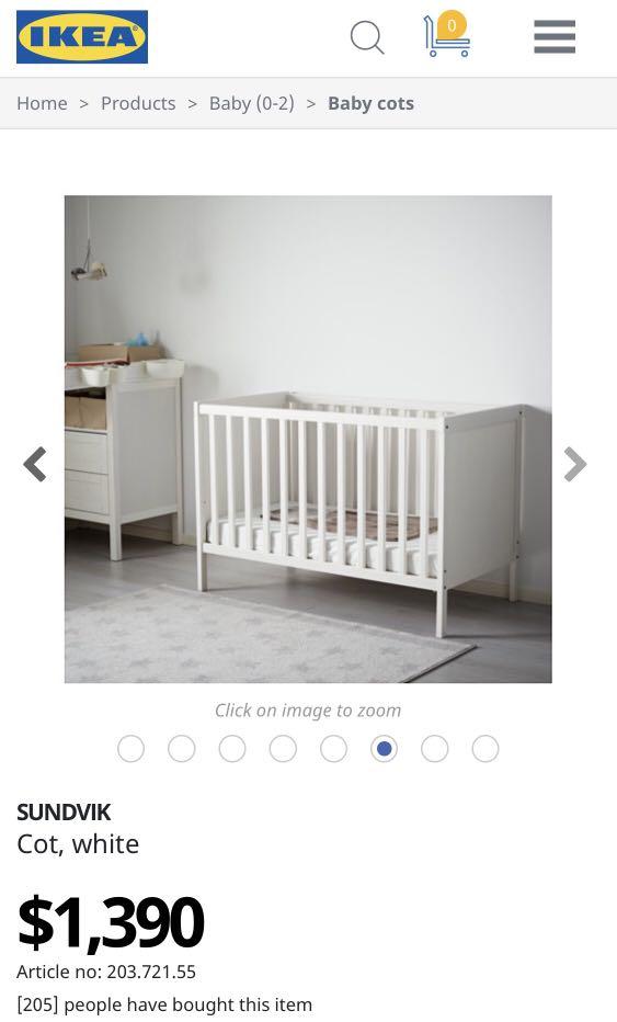 ikea baby cot mattress