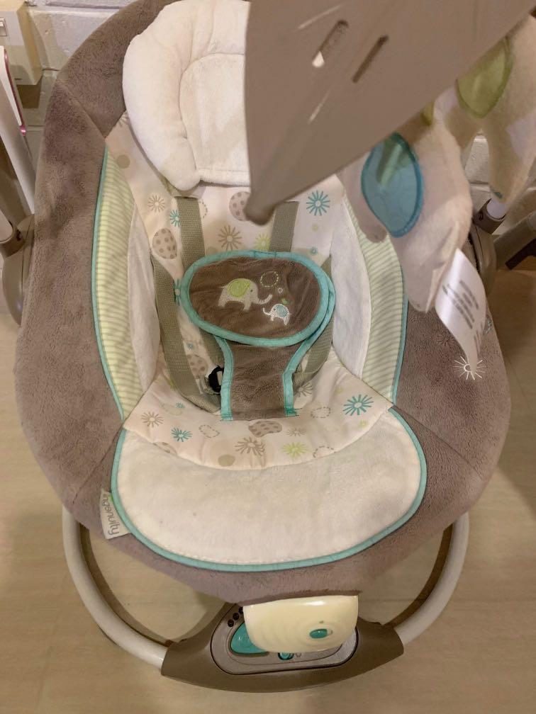 ingenuity swing mobile not spinning