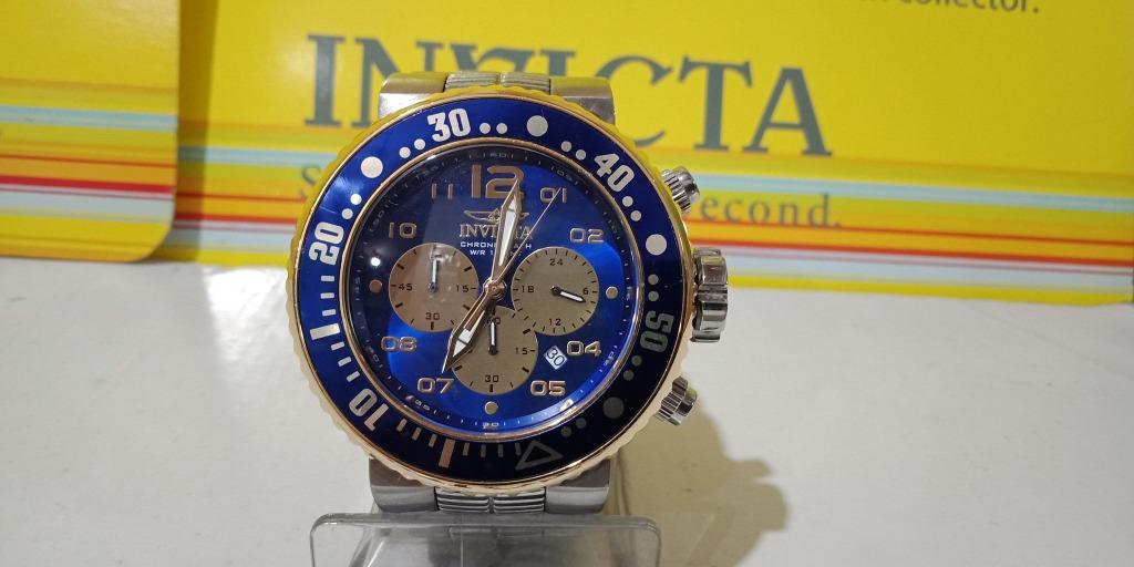 Invicta Men s 29760 Combat Zeal Pro Diver Chronograph Blue Dial