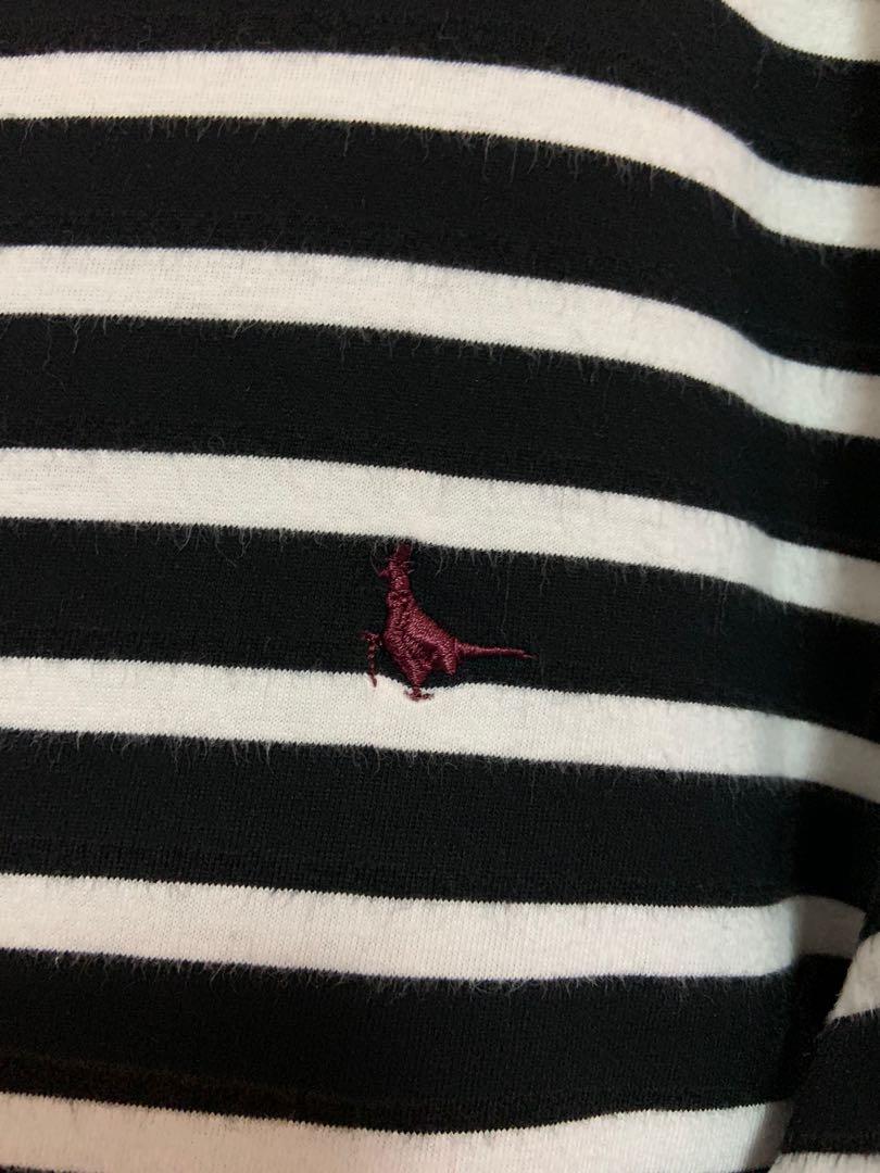 Jack Will Basic Stripe Tee (Category: Tshirts & Polo Shirts) located in Singapore. Submitted by darksnow661 (Listing ID 1038819973, Image 3). Description: Worn twice Size XL Slim cutting Logo on left chest 54cm for chest 72cm for length Negotiable for sincere buyer PM for more info .