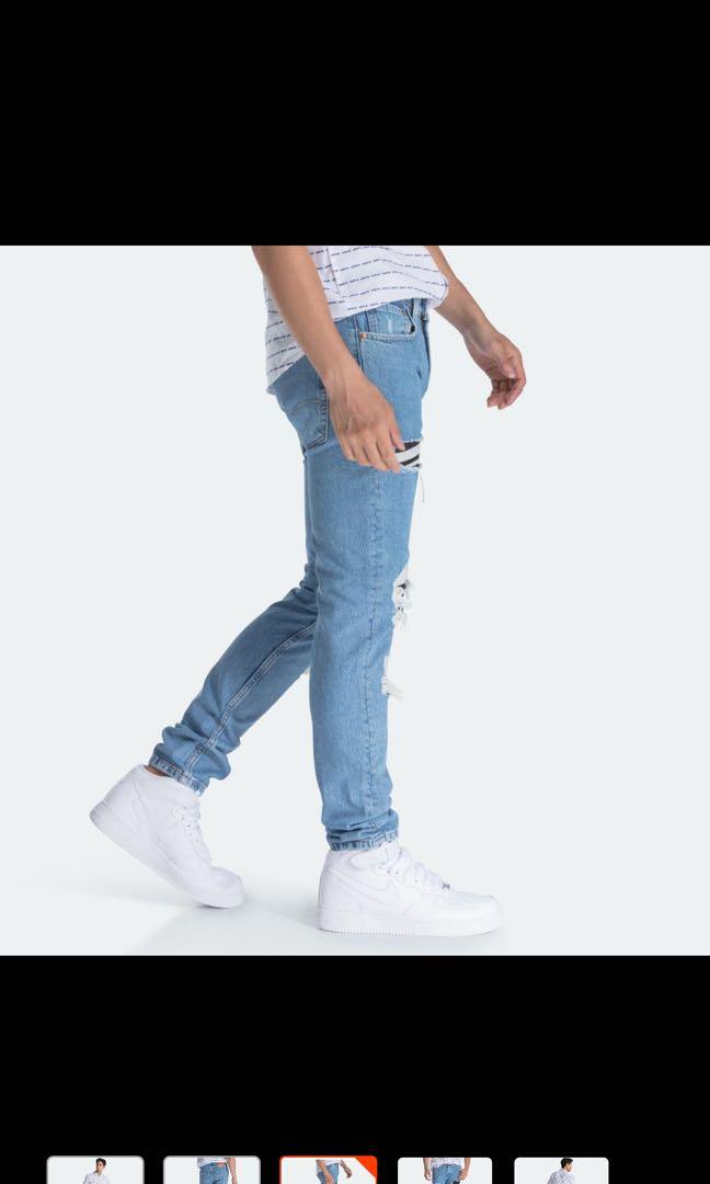 Levi'S Lo-Ball Stack Jeans, Men'S Fashion, Tops & Sets, Formal Shirts On  Carousell