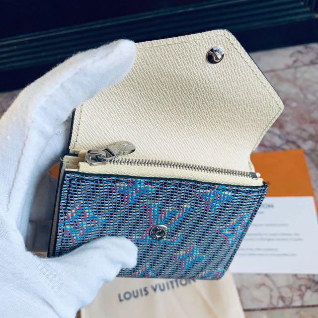 Louis Vuitton Zoe Wallet Monogram LV Pop Blue