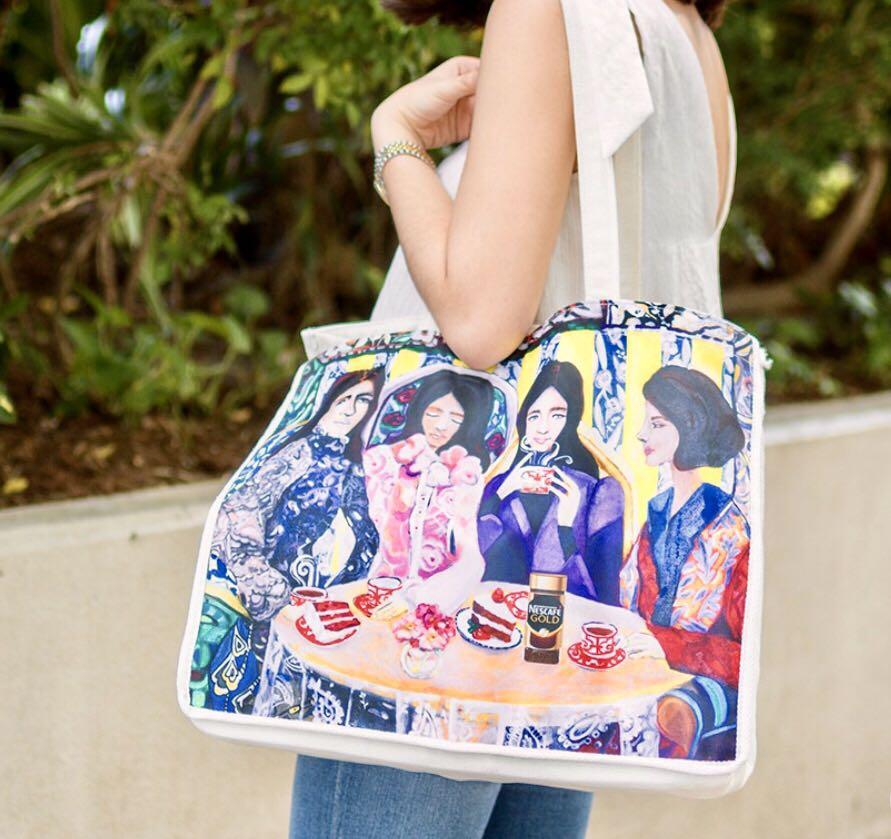 Nescafe gold with tote bag best sale