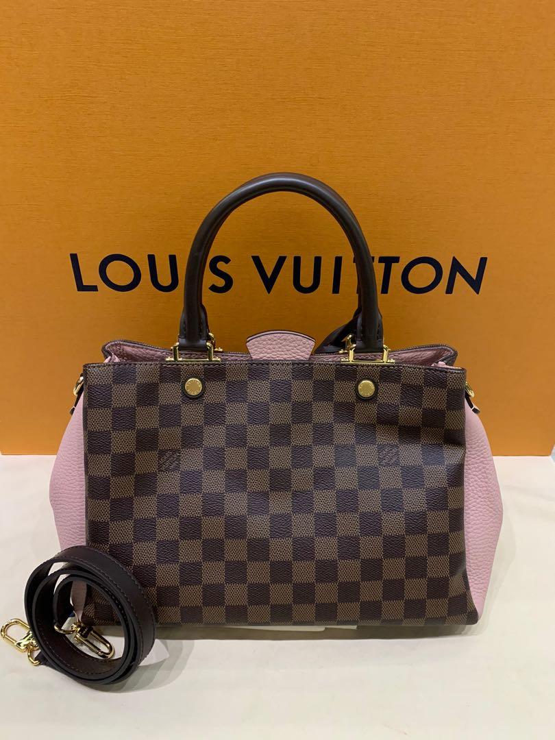 LV Brittany Damier Ebene Magnolia, Luxury, Bags & Wallets on Carousell