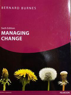 Managing Change by Bernard Burnes