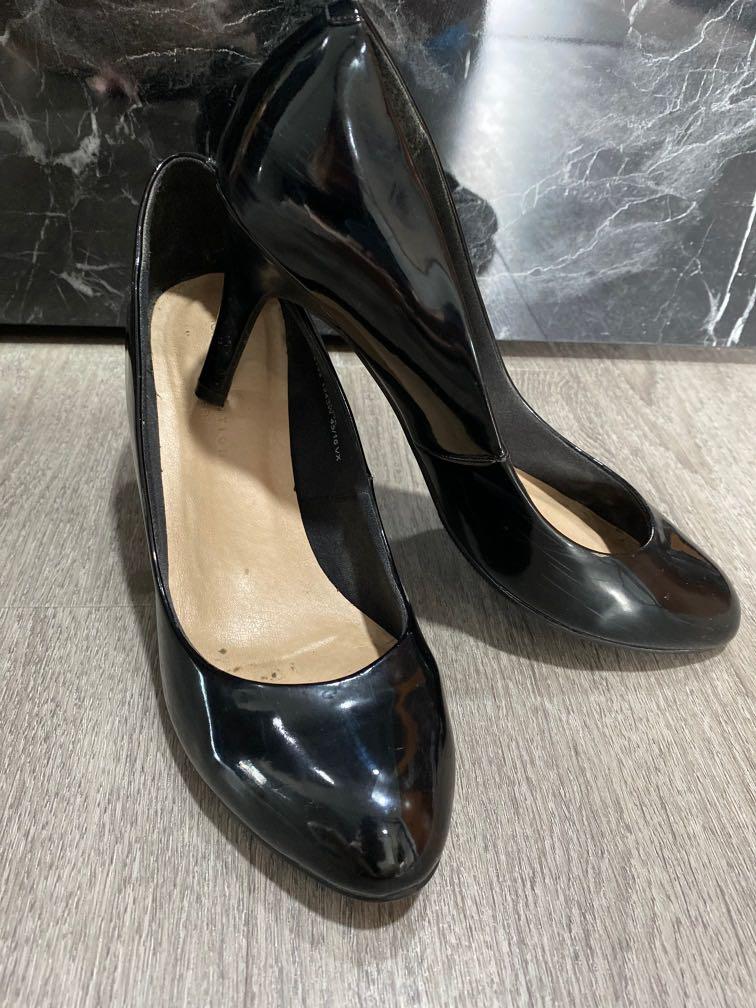 marks and spencer black heels
