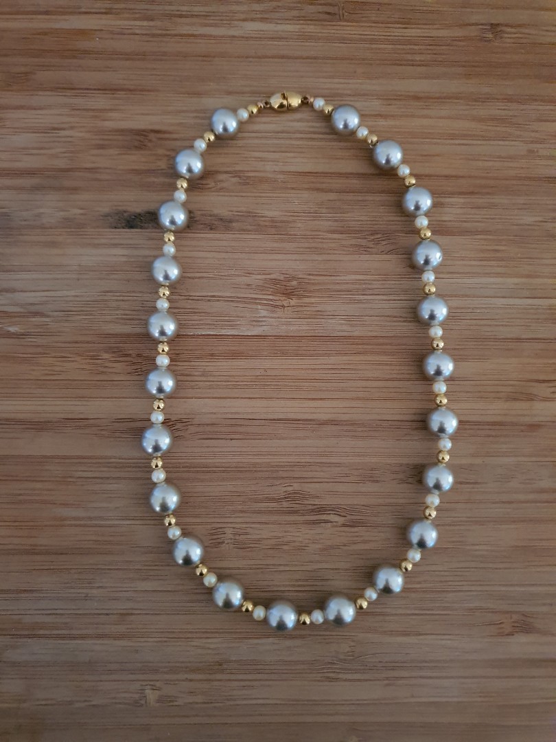 Monet' Pearl necklace, Women's Fashion 