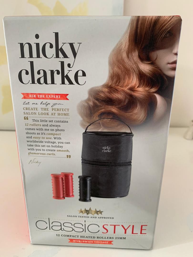 Nicky clarke outlet heated rollers