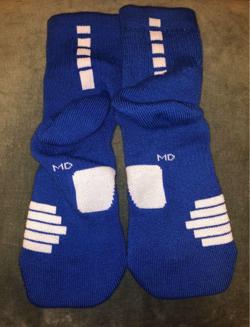 blue nike basketball socks