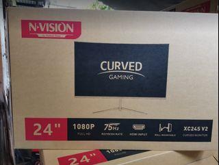 NVision 24inch 75Hz Curved Gaming Monitor