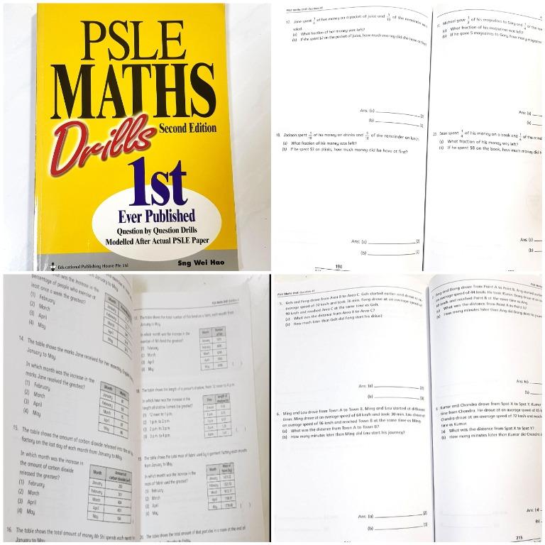 P6 PSLE Mathematics Examination Paper, Hobbies & Toys, Books ...