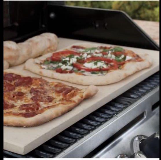 Pizza stone by Pizzacraft (Category: Bakeware) located in San Mateo. Submitted by abrilgavin (Listing ID 1038756168, Image 3). Description: Pizzacraft Brandnew and sealed Make and bake your favorite pizza in your oven or on your grill Made of 100% all-natural FDA-Safe Thermion material, thermal shock resistant Homemade breads, pastries, even frozen pizzas cook evenly on the stone surface Stone requires no seasoning or conditioning, cleans up with