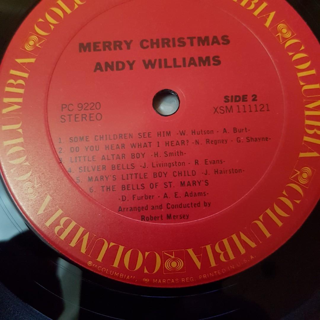 Plaka Christmas Vinyl Record Andy Williams Music Media Cd S Dvd S Other Media On Carousell Do you hear what i hear? carousell