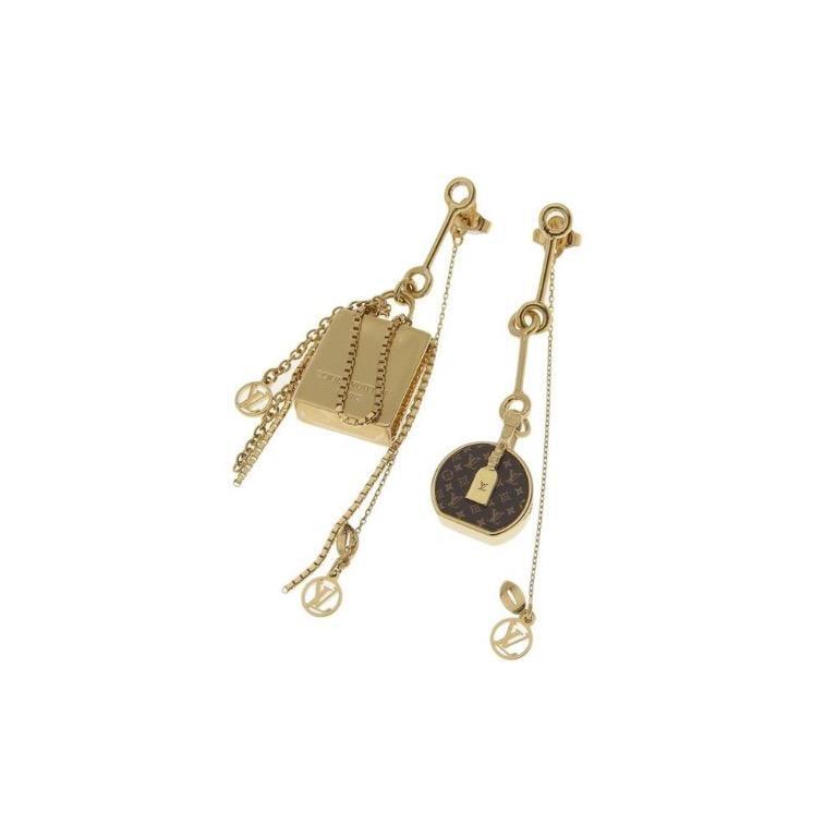 Louis Vuitton, Jewelry, Louis Vuitton Mini Lv Mismatch Earrings