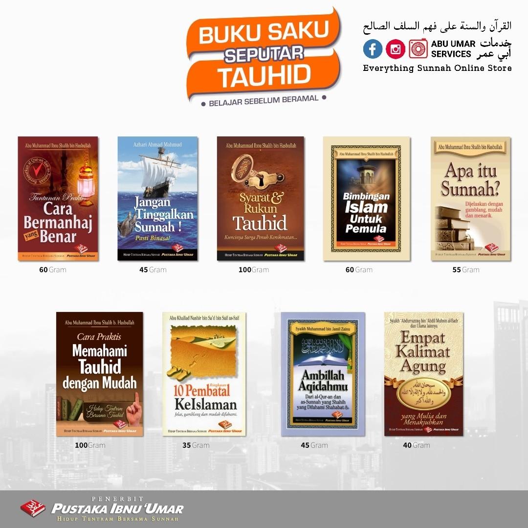 Pocket Books Tauhid Sunnah Salaf Salafi Pious Predecessors Beginners Muslim Solat Malay Door Gift Islam Walimah