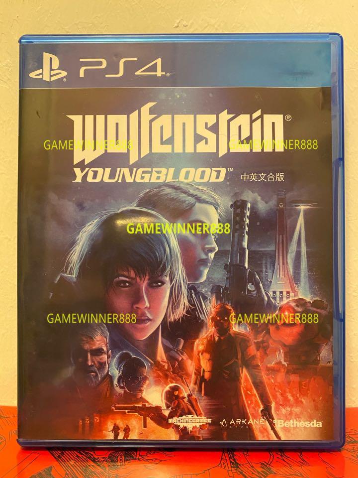 中古二手 Ps4遊戲德軍總部血氣方剛wolfenstein Youngblood 港版中英文版 遊戲機 遊戲機遊戲 Carousell