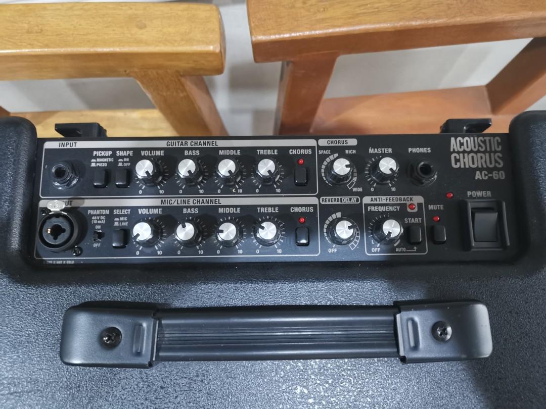 Roland Ac 60 Acoustic Chorus Stereo Amplifier Hobbies Toys Music Media Cds Dvds On Carousell