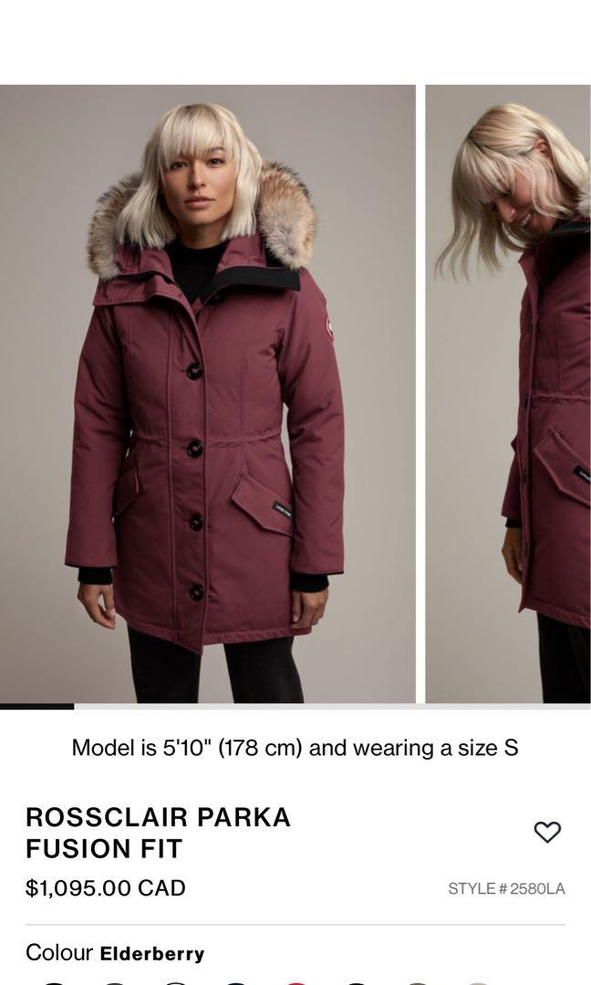 CANADA GOOSE Rossclair Parka in size 2XS Women s Fashion Clothes on Carousell