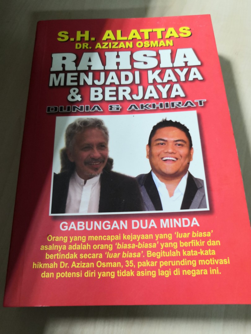 S H Alattas Azizan Osman Rahsia Jadi Kaya Berjaya Books Stationery Books On Carousell
