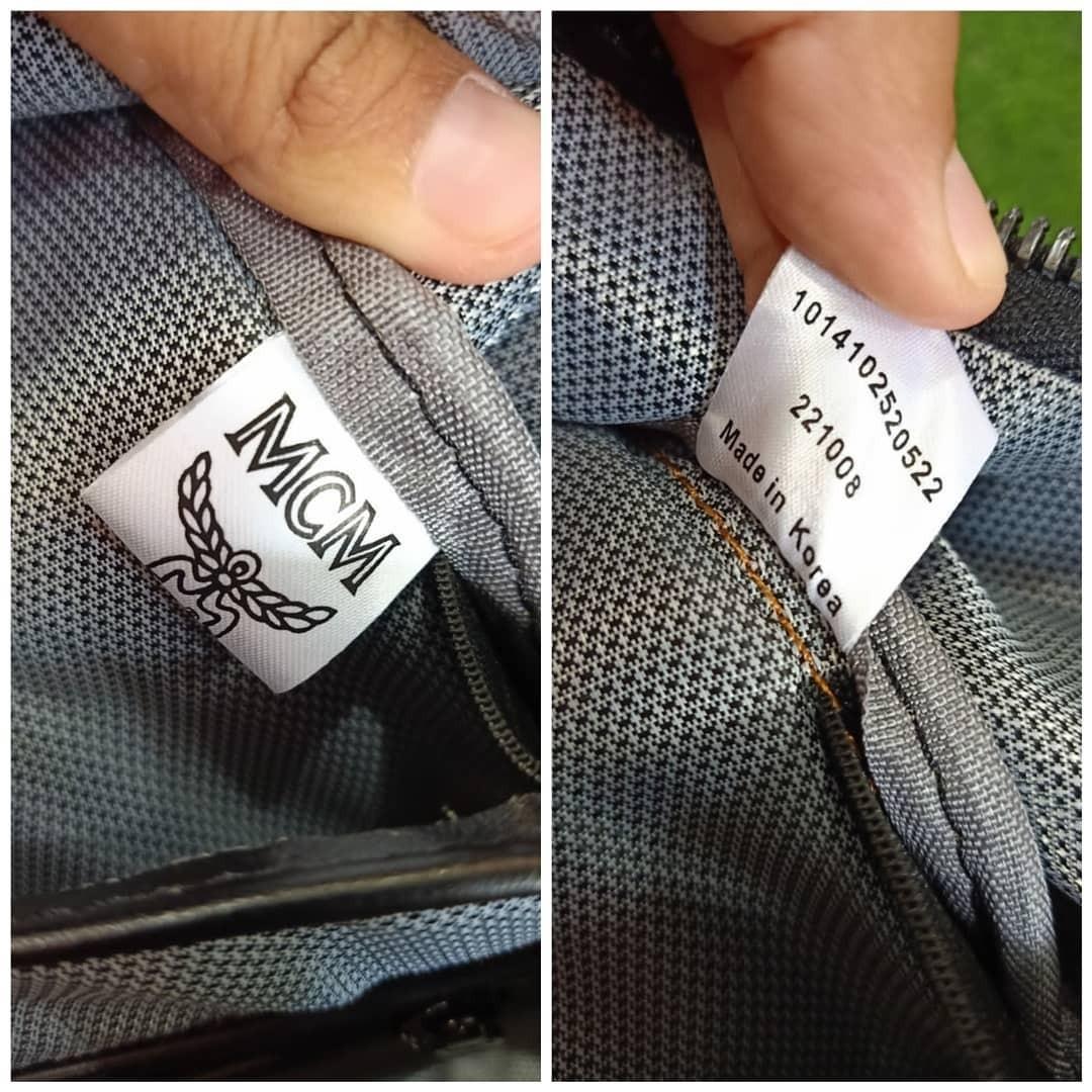 MCM Bag auth bahan kulit asli ada nomor seri made in korea