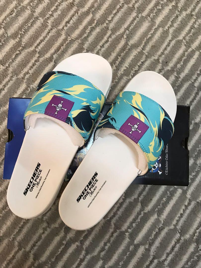 Skechers x One Piece (BRAND NEW ), Men's Flipflops and Slides on Carousell