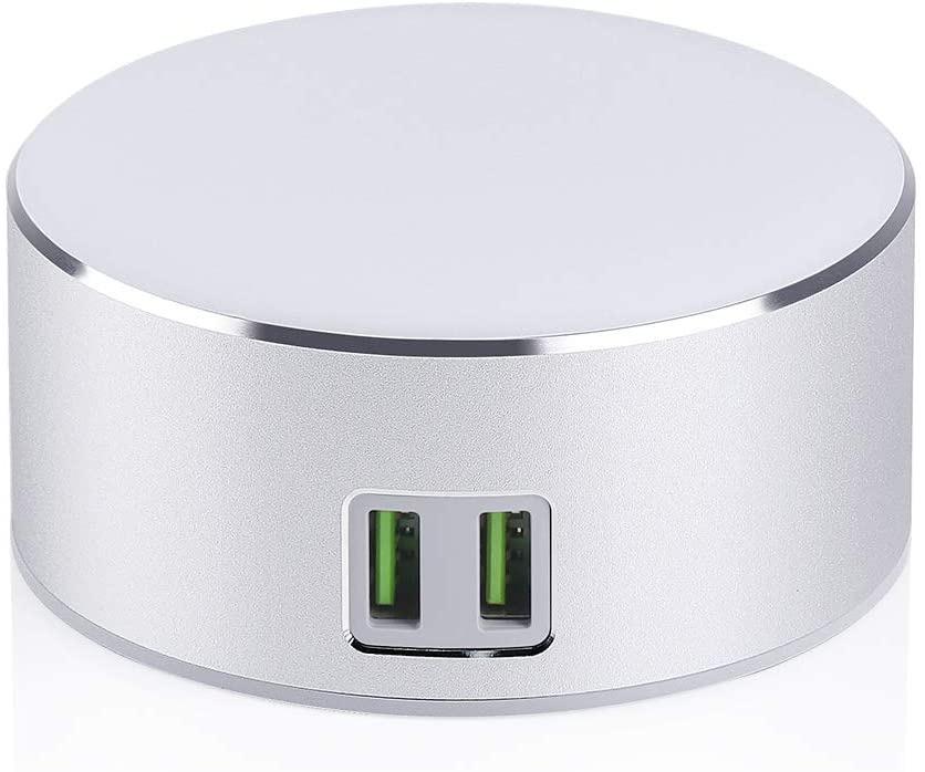 Smart Led Bedside Phone Charger Dimmable Bedside Lamp Nightstand Lamp With 3 Level Brightness Touch Sensitive Control Built In 2 Usb Smart Charging Port Silver Electronics Others On Carousell