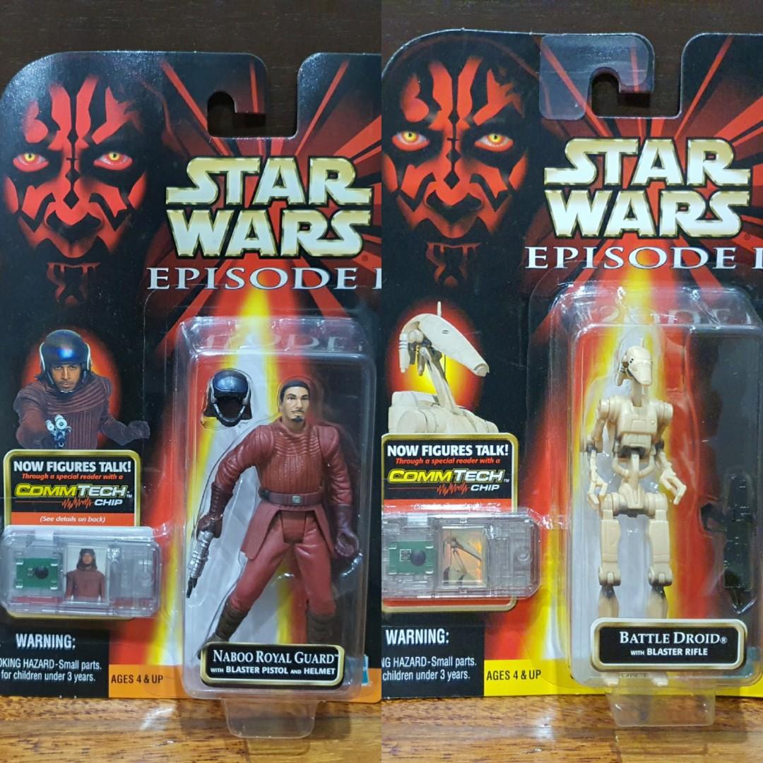 star wars episode 1 commtech action figures