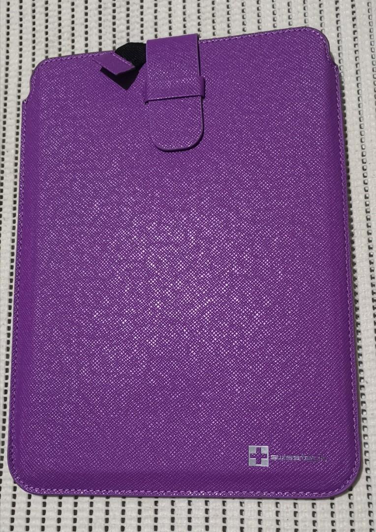 Swiss Tech Ipad Purple Leather Sleeve Case (Category: Cases & Sleeves) located in Manila. Submitted by doriginal (Listing ID 1038751705, Image 1). Description: Very Good Condition No Issue Leather Case For Ipad 9.7 Ipad 4,5,6,7.