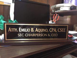 Table Nameplate View All Table Nameplate Ads In Carousell Philippines