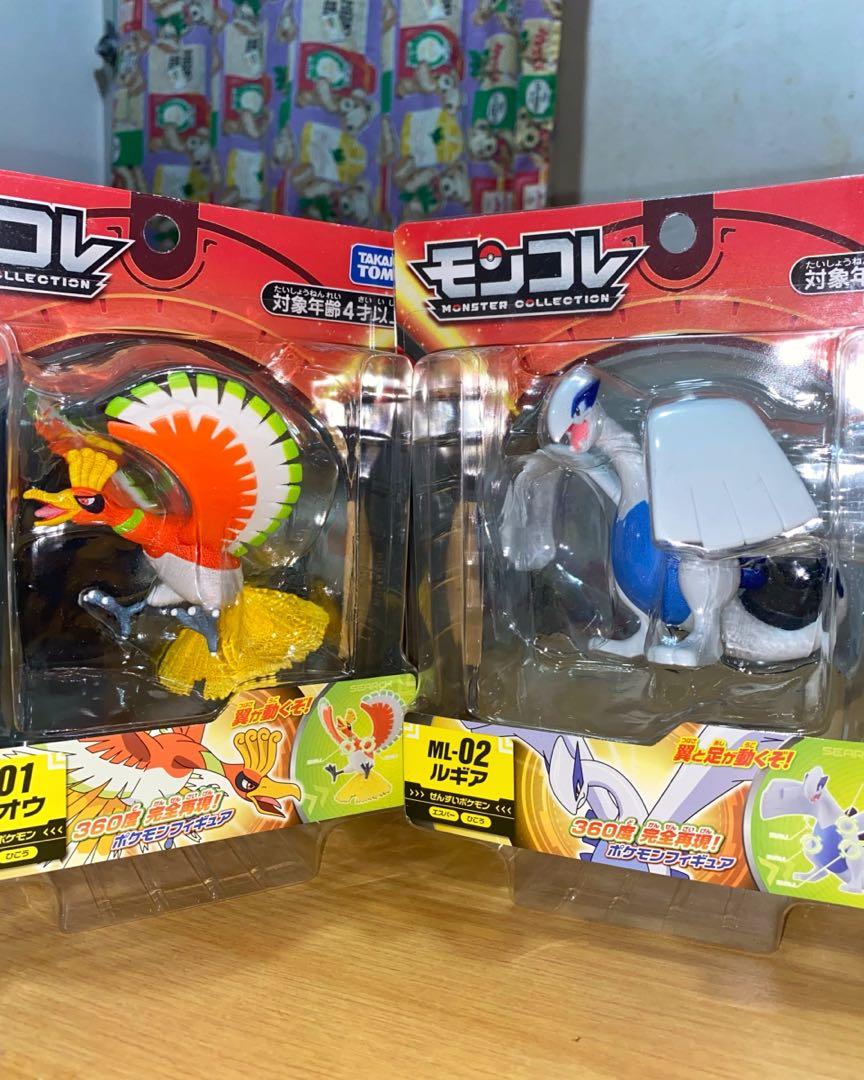 Pokemon Moncolle Figure Ho-Oh & Lugia TAKARA TOMY Japan Set of 2