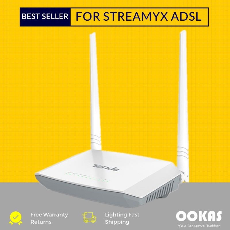 Modio D301 Tenda D301 Wireless Modem WiFi Router 300MBPS, Computers & Tech, Parts ...