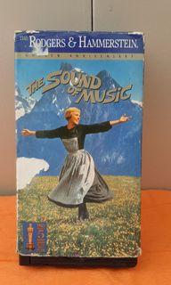 The Sound Of Music Julie Andrews Collectible VHS Tapes Collection 2 pcs.
