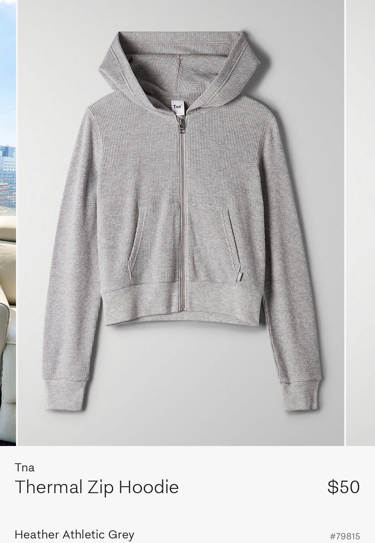 Tna thermal zip hoodie sales
