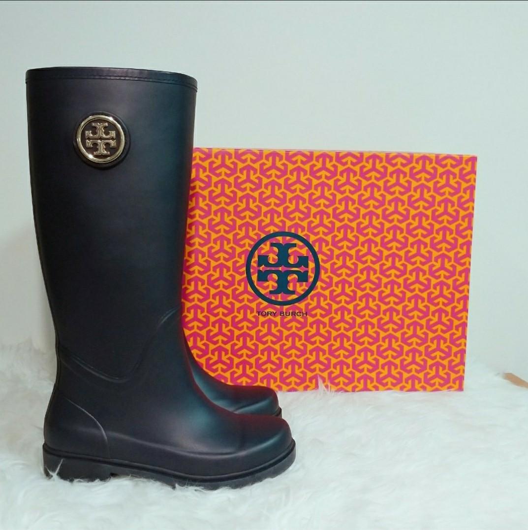 Tory burch sarah rain boots top