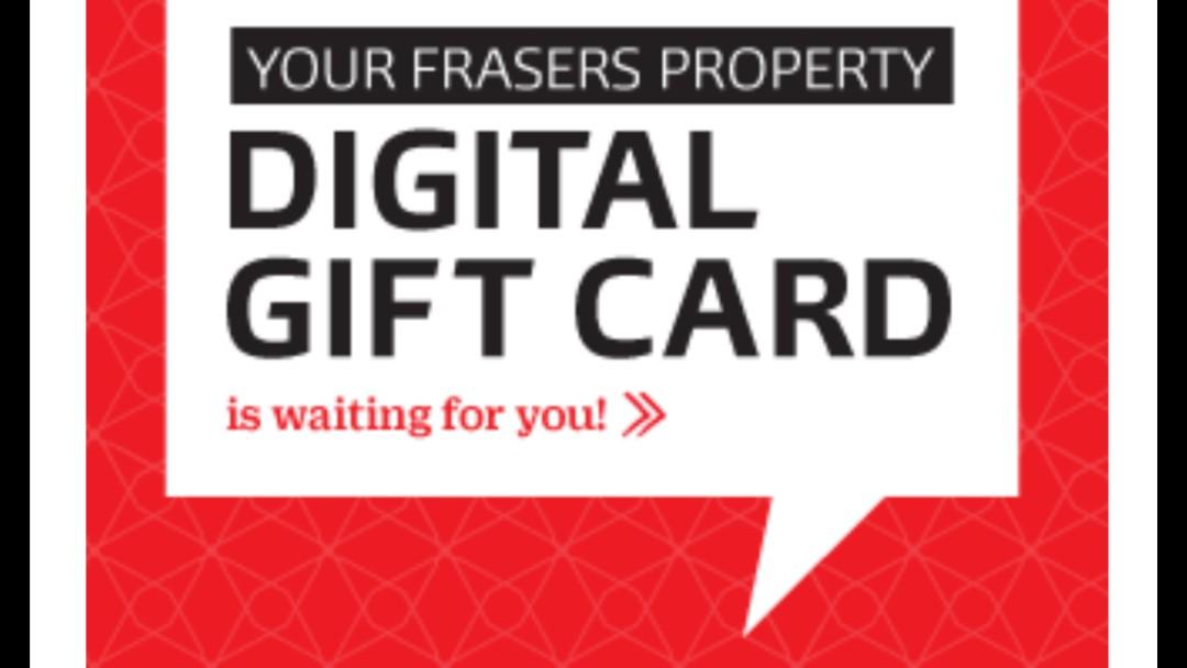 TRADE 180 capital mall vouchers to fraser gift card, Tickets