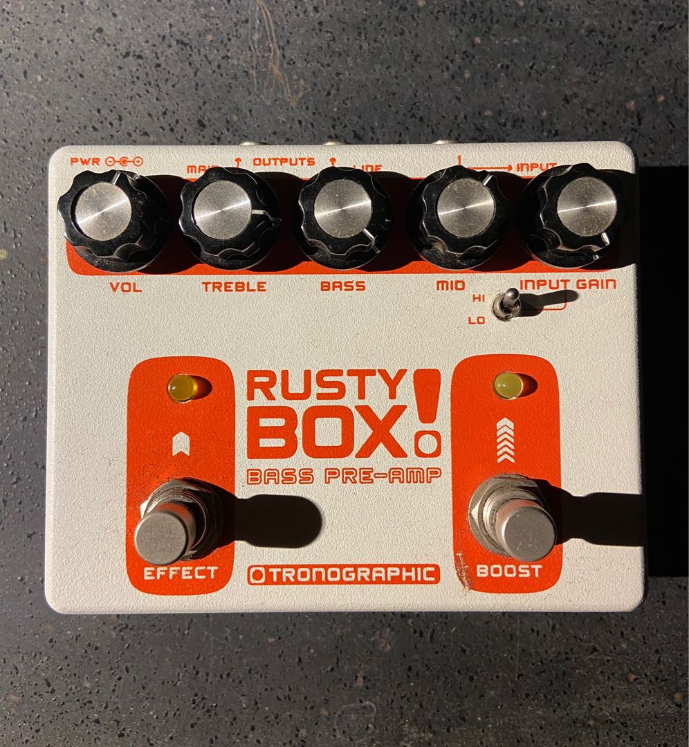 Tronographic Rusty Box Preamp, Hobbies  Toys, Music  Media, Musical  Instruments on Carousell