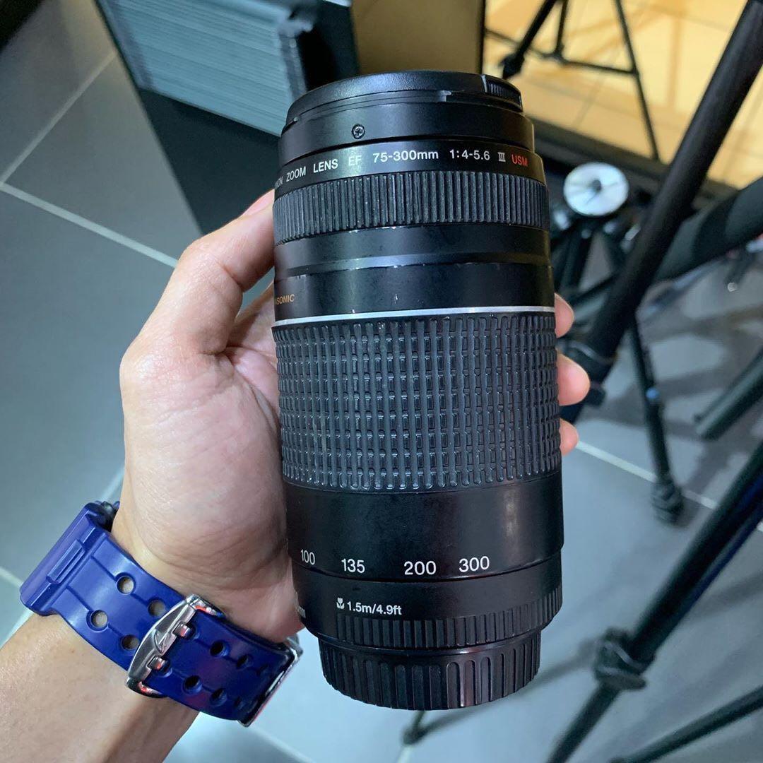 Used Canon Ef 75 300mm F 4 5 6 Iii Usm Photography On Carousell