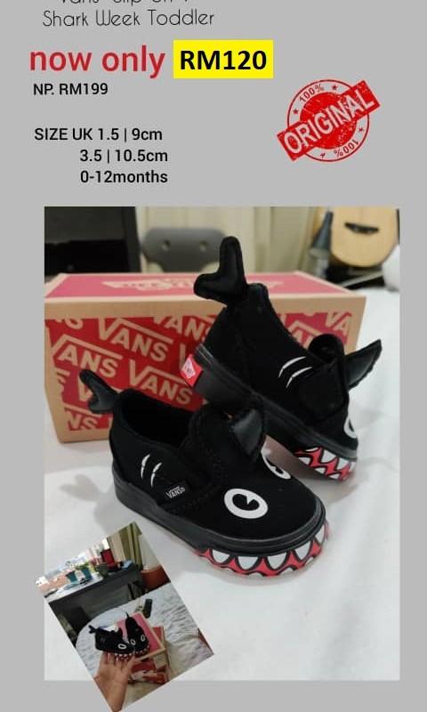 vans baby shoes size 3