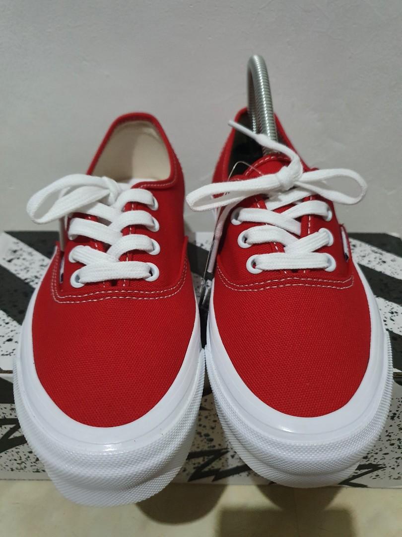 Red plain vans Clearance