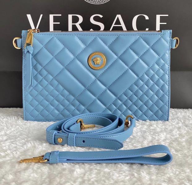 Versace quilted medusa evening outlet bag