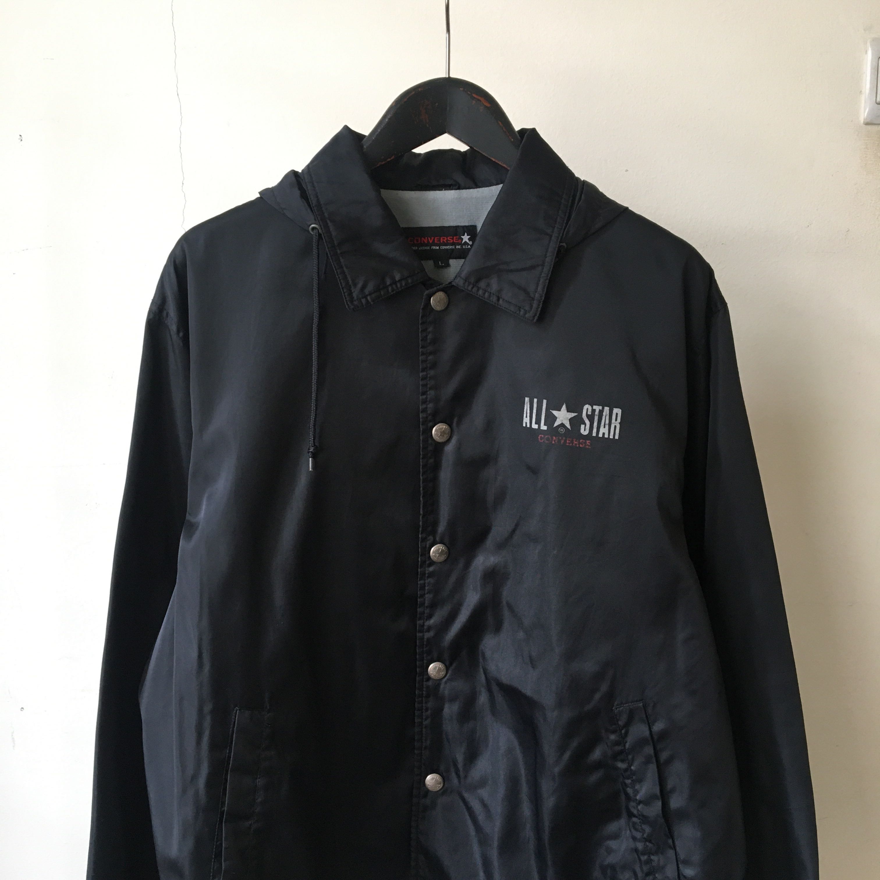 Converse All Star Coach Jacket, Men's Fashion, Clothes, Outerwear on  Carousell