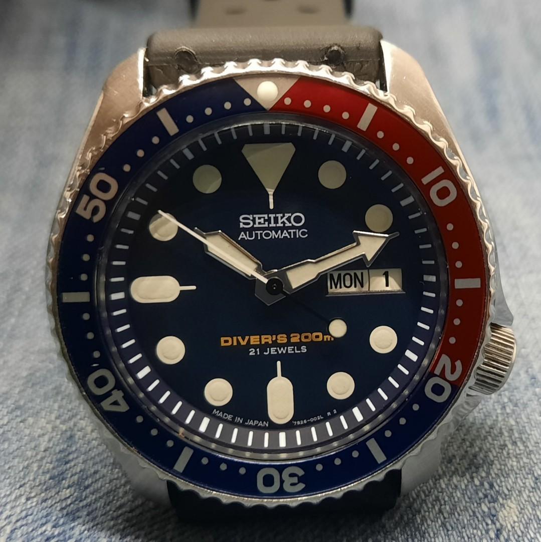 Vintage Seiko SKX009J 7S26-0020 21 Jewels Scuba Diver's Automatic Men's  Watch, Women's Fashion, Watches & Accessories, Watches on Carousell