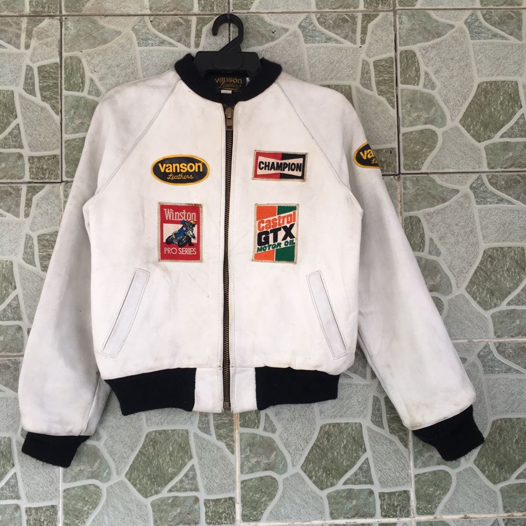 Vintage vanson 2025 leather jacket