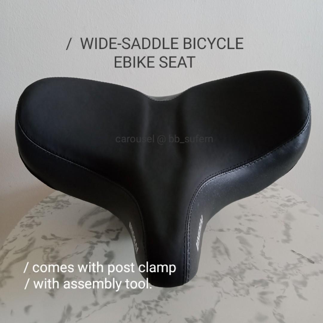 Wide saddle bike seat deals