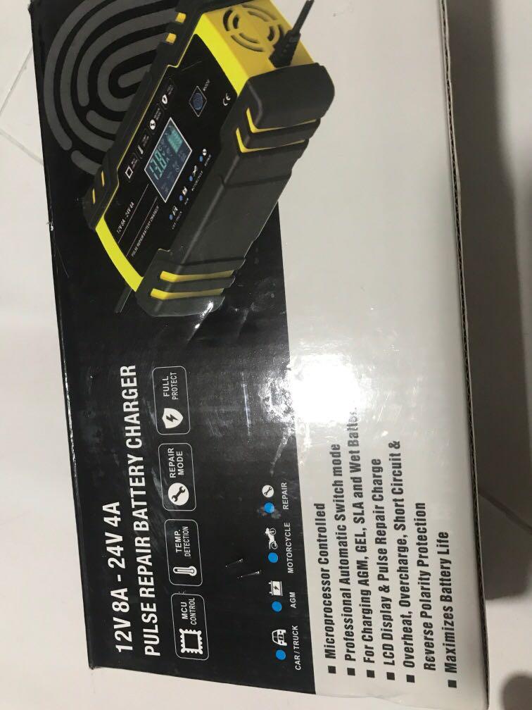 12v 8A - 24V 4A Pulse repair battery charger, Mobile Phones & Gadgets ...
