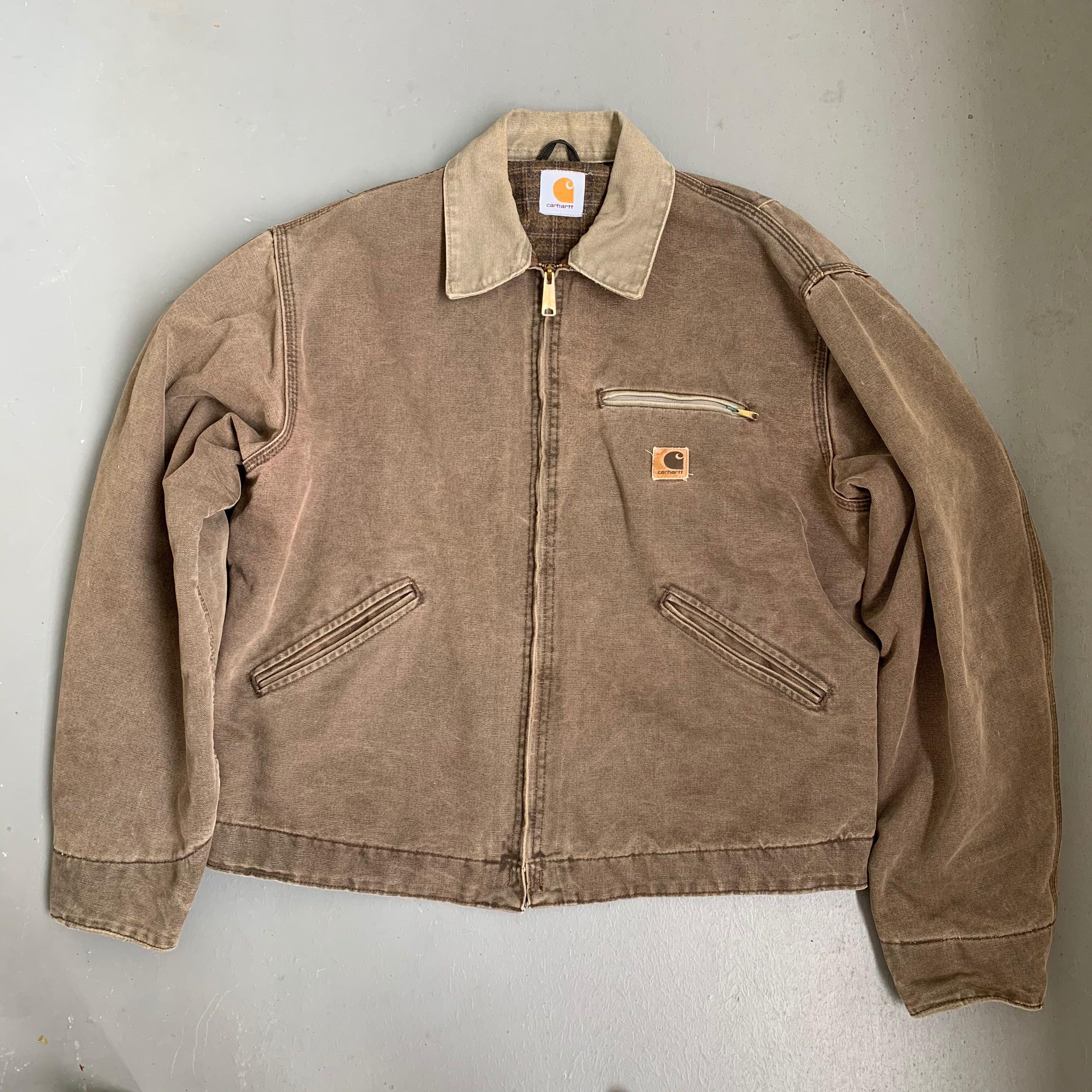 faded carhartt jacket