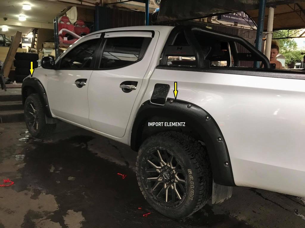 2019 to 2022 Mitsubishi Strada Triton Front grill with Led marker light ...